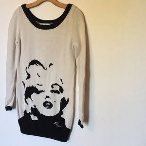 Vintage Betsey Johnson Marilyn Monroe Sweater